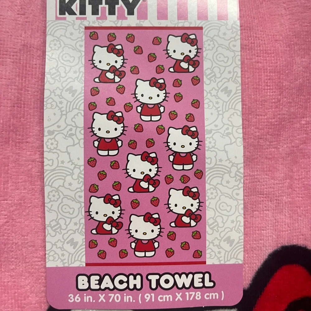 NEW Hello Kitty Beach Towel